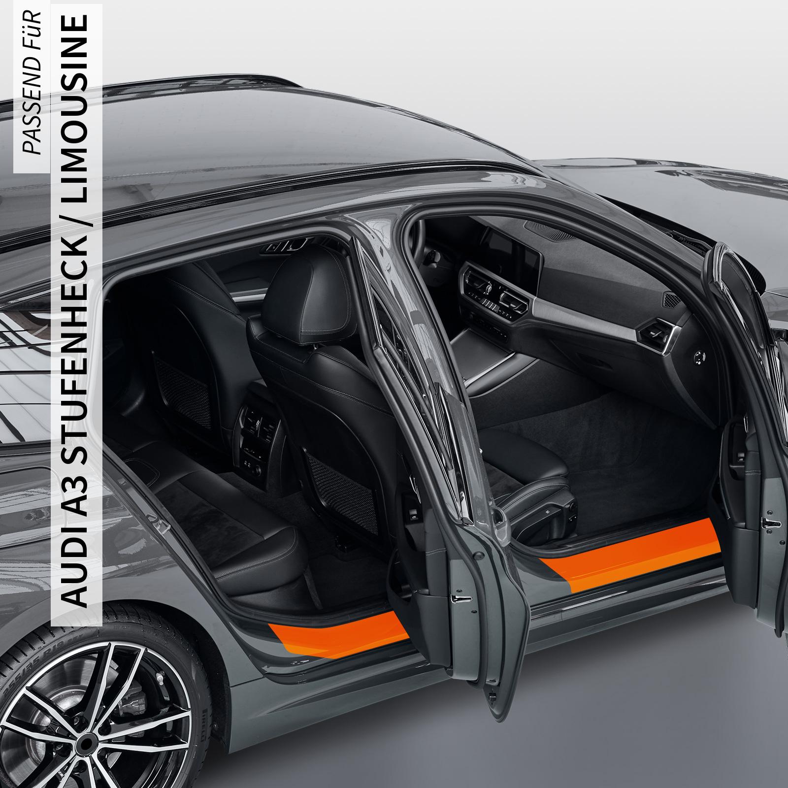 Einstiegsleistenschutzfolie für Audi A3 Stufenheck / Limousine Typ 8V, BJ 02/2013-2020