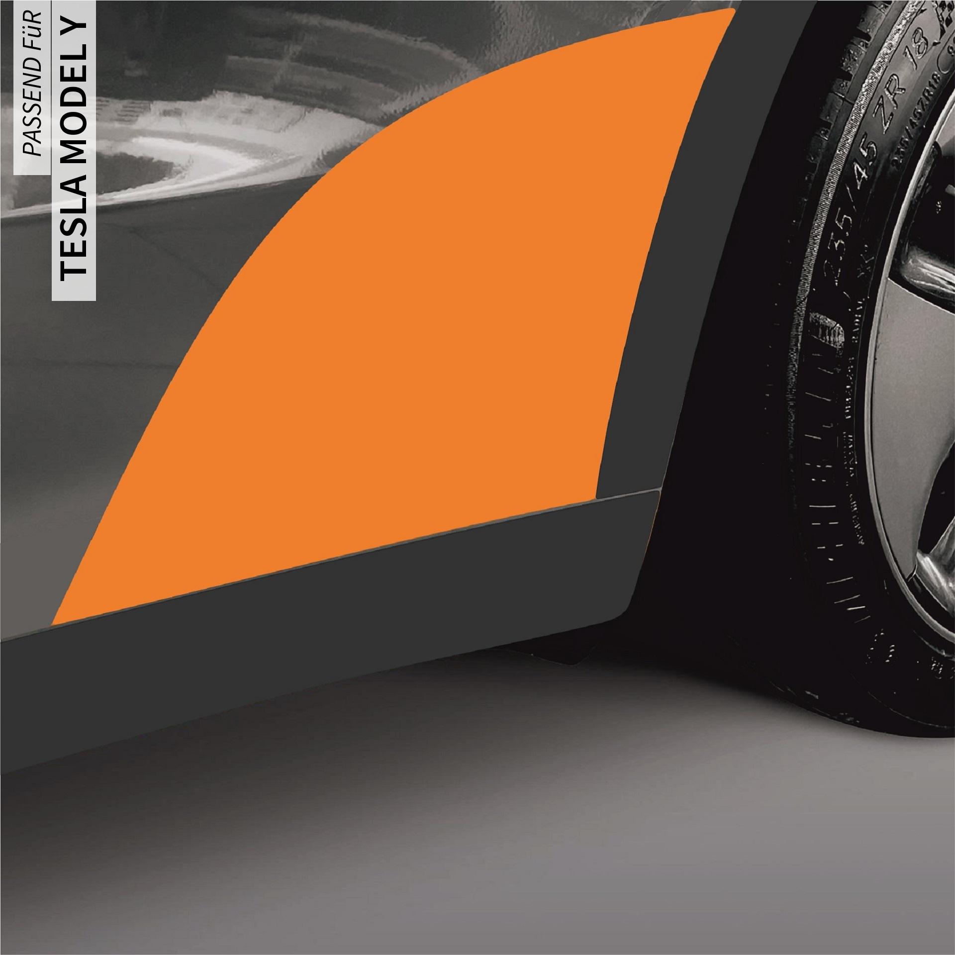 Lackschutzfolie Radlauf / Tür hinten für Tesla Model Y ab BJ 2020