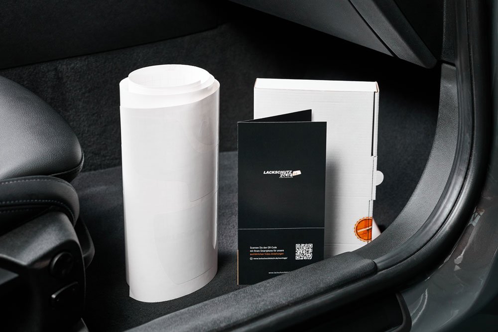 Universelle Lackschutzfolie Meterware von den Profis von Lackschutzfolie24: Individuell zuschneidbare Schutzfolie zum Kratzschutz für Fahrzeuge, Fahrradträger und Haushalt